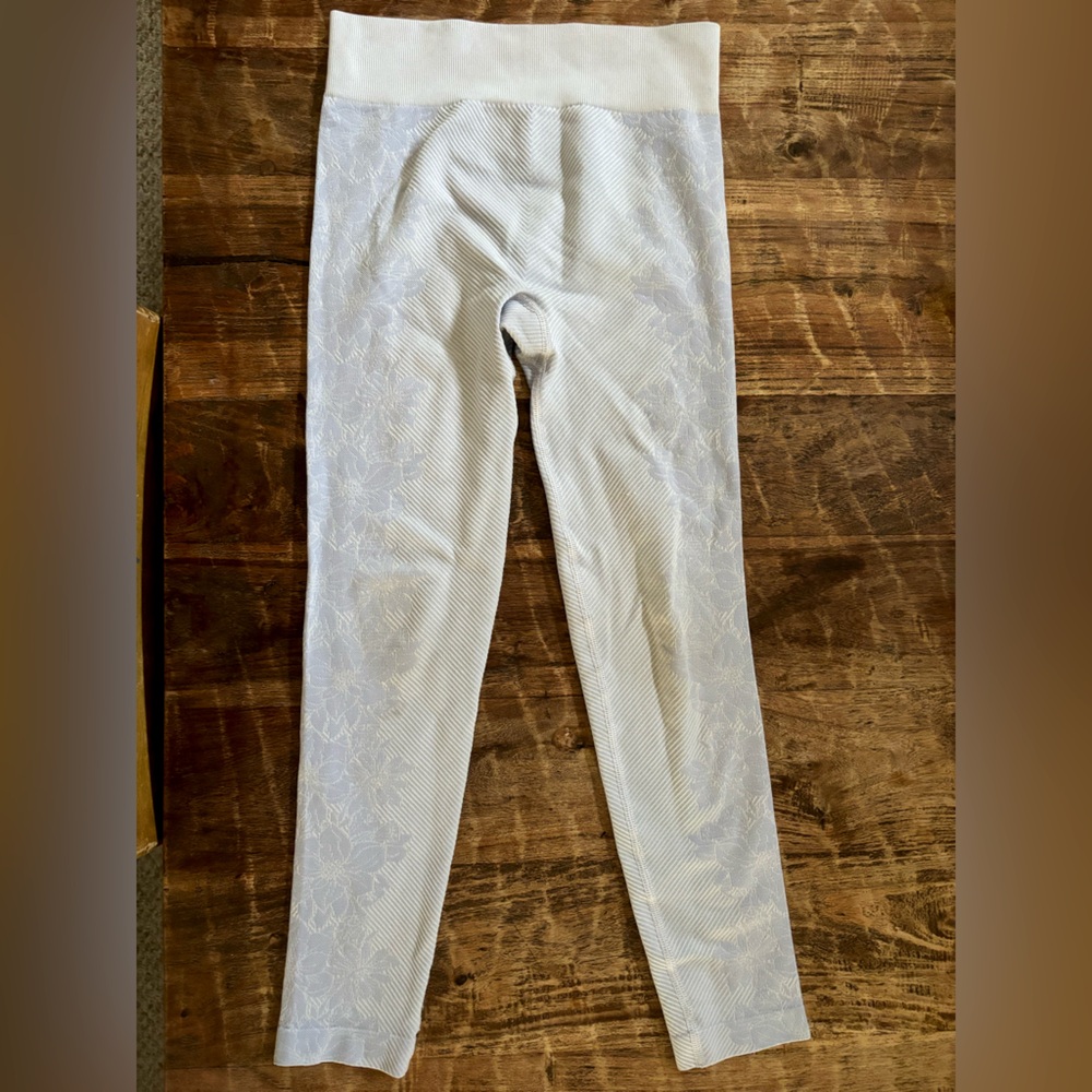 All in Motion Light Gray/Blue Textured Leggings